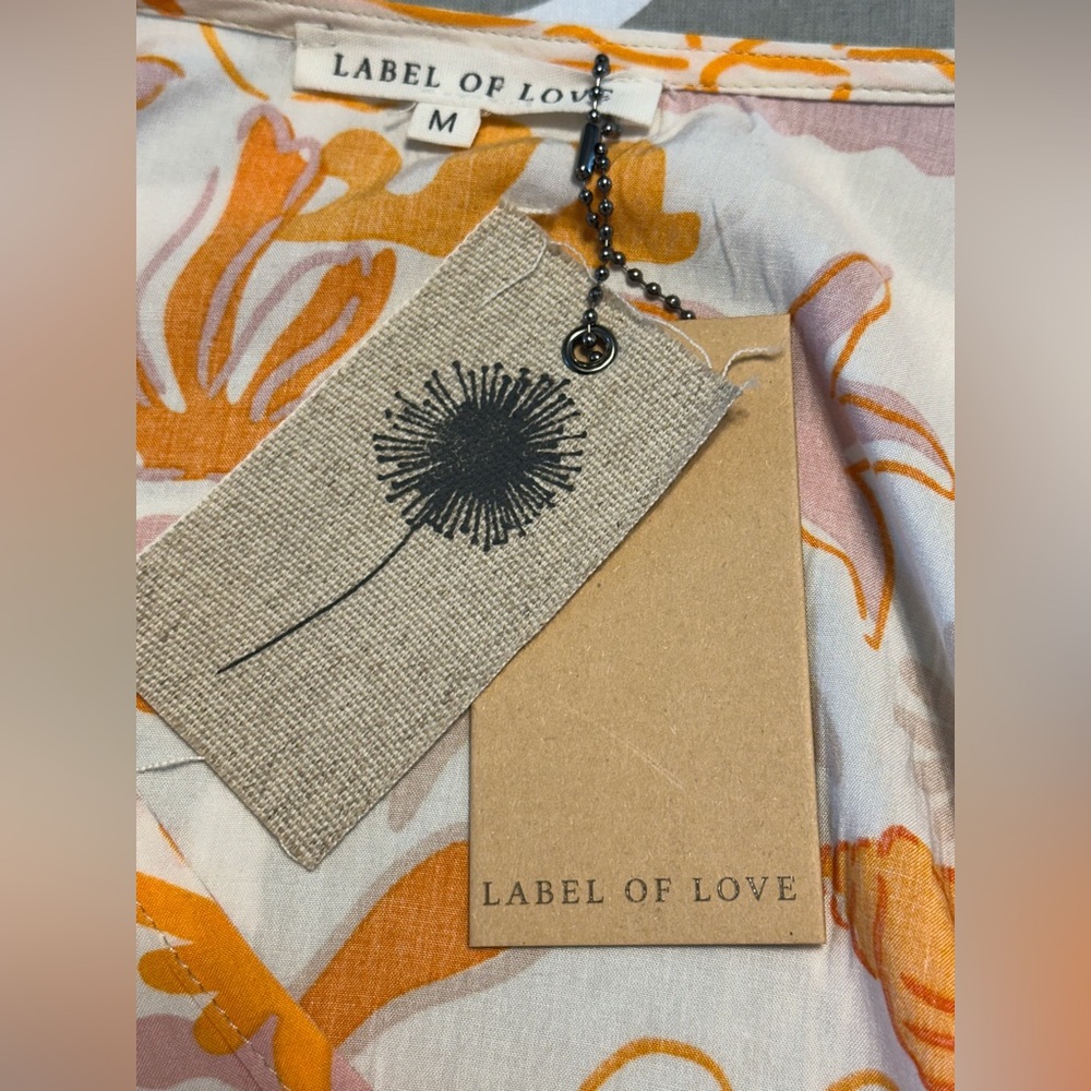 Labor of Love Beach Cover Up Dress, medium, NWT - Picture 5 of 6